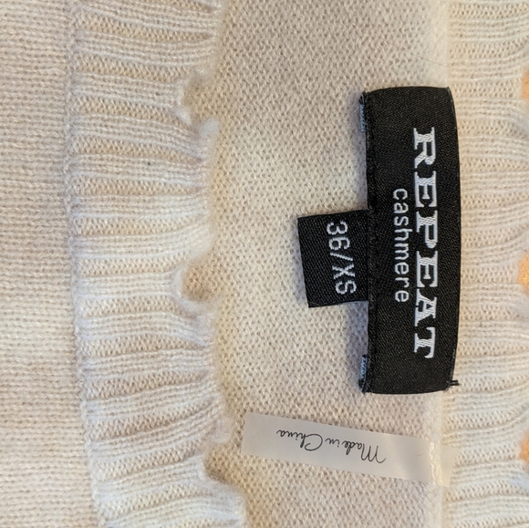 Repeat Cashmere Tie Dye Distressed Sweater XS - Picture 8 of 9